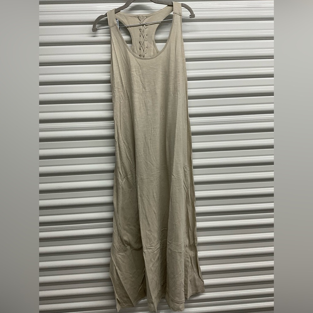 Philosophy Beige Racerback Dress